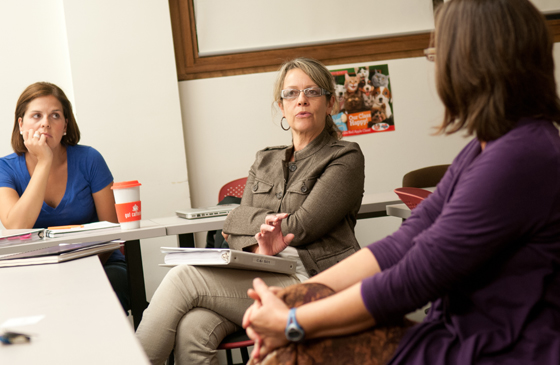 teachers at a meeting